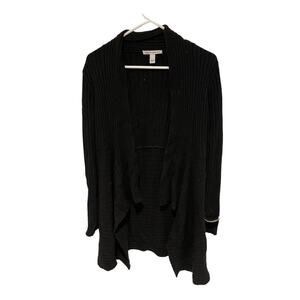 Autumn Cashmere black cardigan size small
